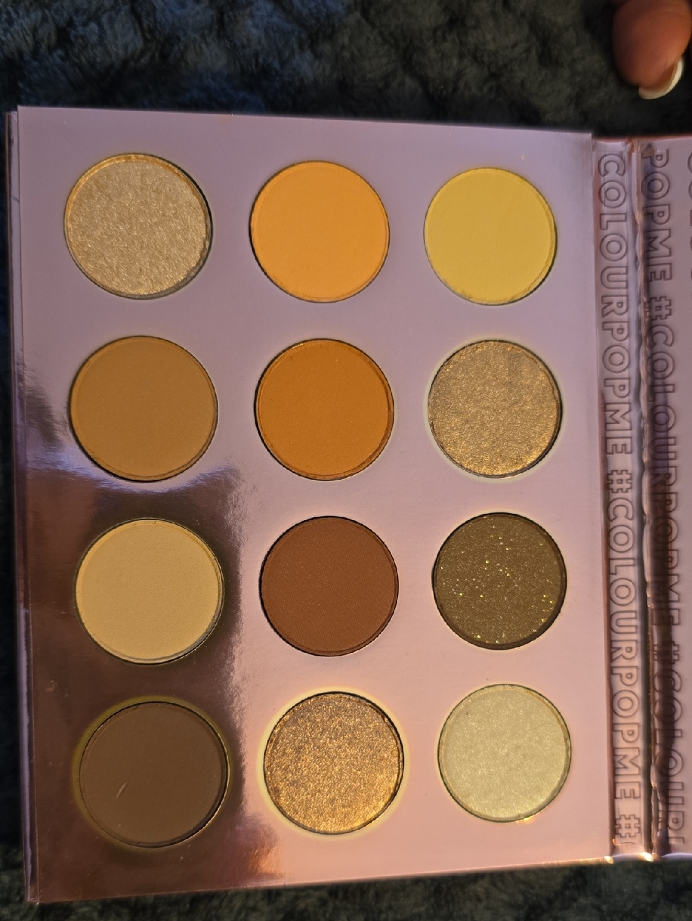 ColourPop Warm Yellow & Brown 12-Shade Eyeshadow Palette